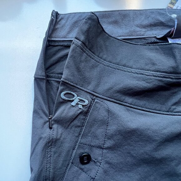 Outdoor Research Black Convertible Skirt With Zip-Off Lower Panel Womens Size 8 - Picture 9 of 13